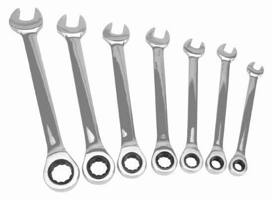 Performance Tool W1092 Metric Ratcheting Wrench Set, 7-Piece Wrench  Type -