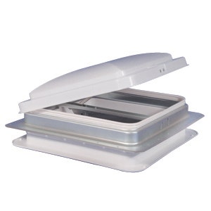 14' Vent Kit White   Roof Vent; Type - Manual Opening, Length (In) - 14 Inch,