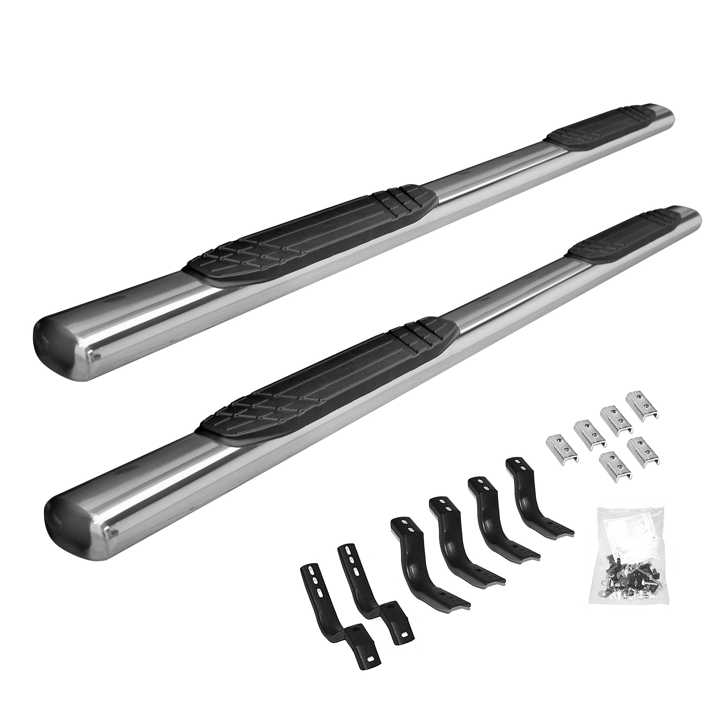 Go Rhino 684404987Ps 4 In. Oe Xtreme Plus Sidesteps Kit   4 In. Oe Xtreme Plus