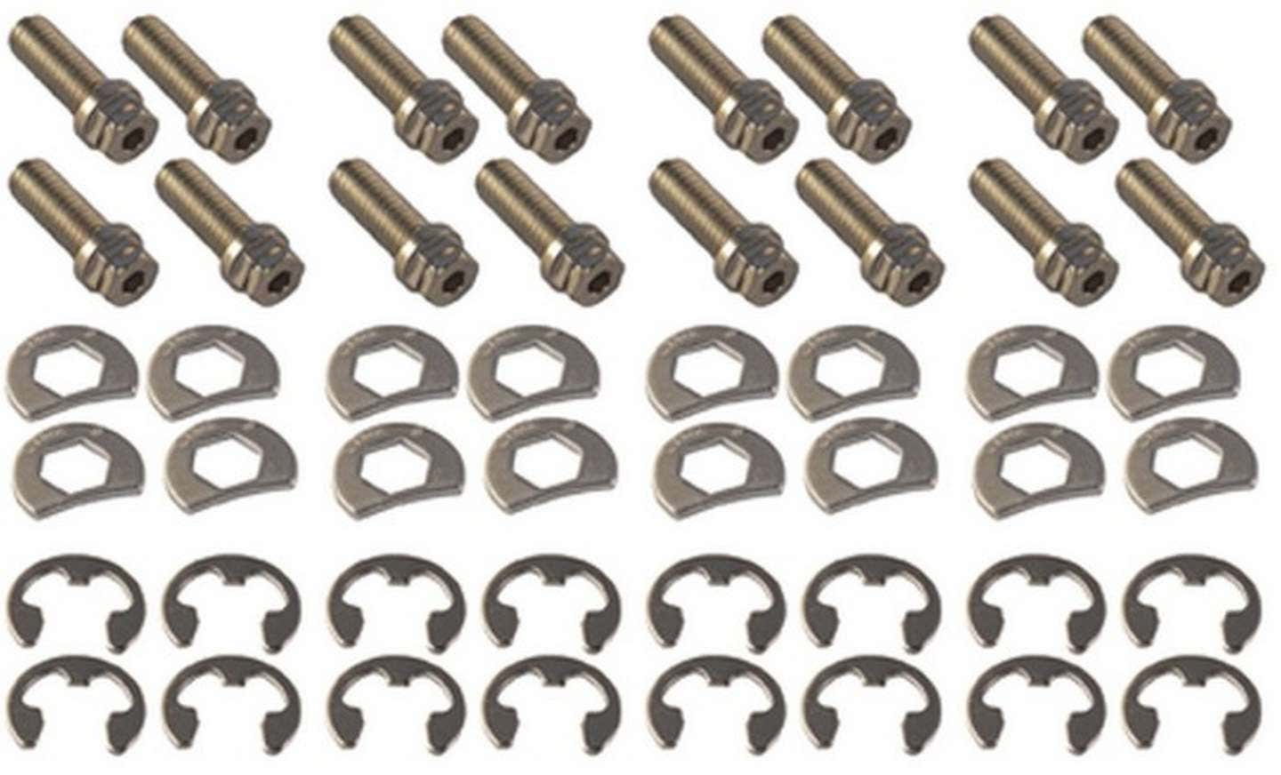 Stage 8 8913A 1" Locking Header Bolt Kit For Ford Small Block Stage 8  1